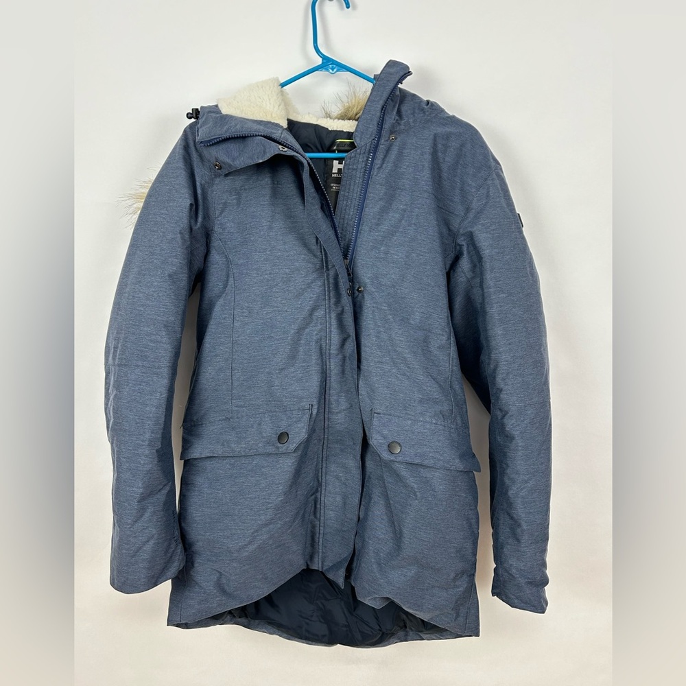 Helly Hansen | Women’s Insulated Parka w/ Fleece-Lined, Fur-Trimmed Hood, Size S
